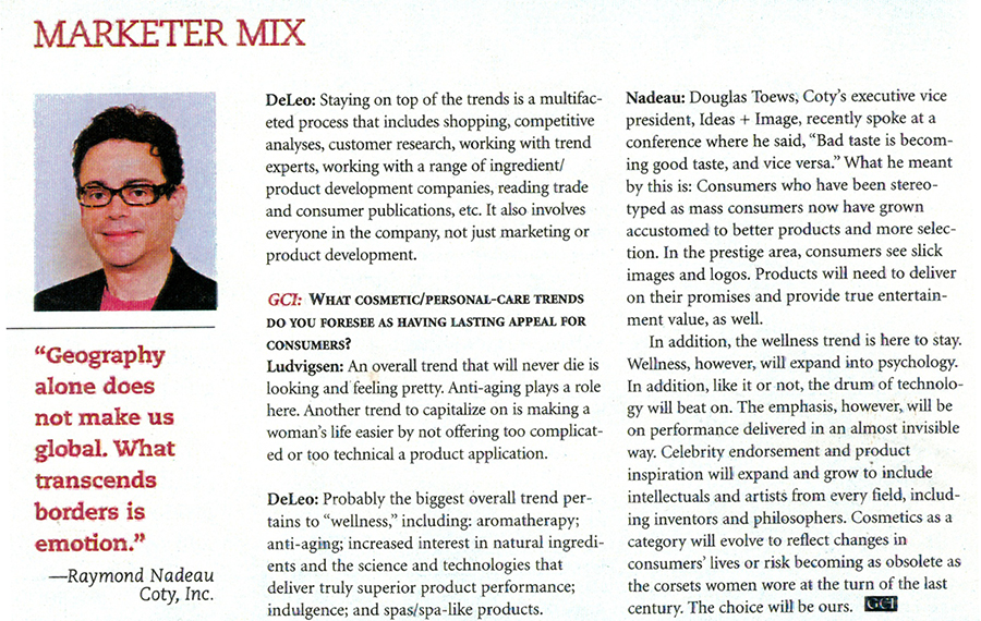 Global Cosmetic Industry Magazine Image